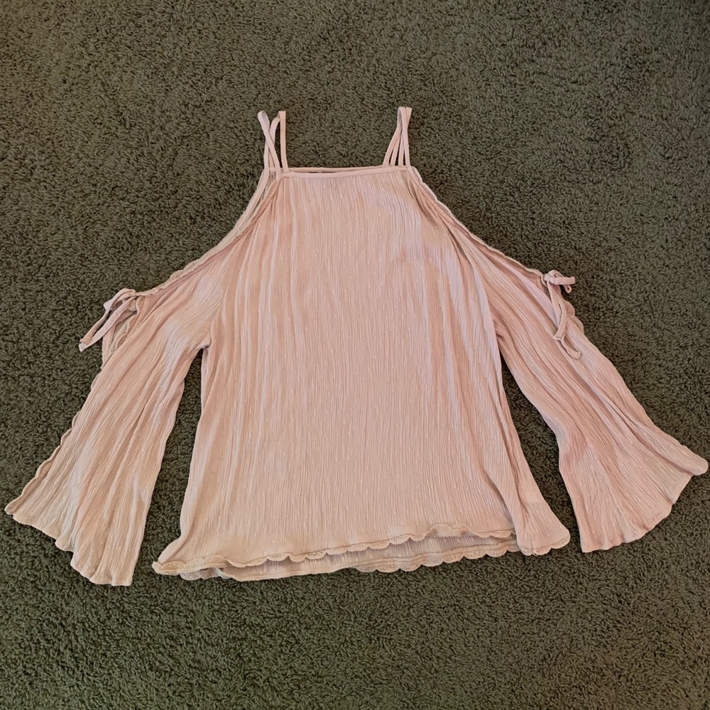 American Eagle Cold Shoulder Blouse